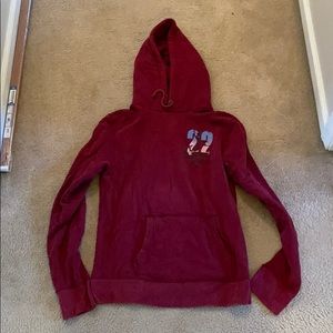 Hollister Maroon Hoodie